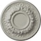Ekena Millwork Odessa Ceiling Medallion (Fits Canopies up to 2 1/2"), Hand-Painted Pot of Cream, 7 1/2"OD x 1 1/8"P CM07ODPCF - alternate 1